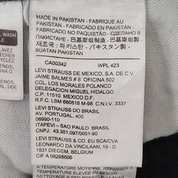 LEVIS 511 Jeans 34x30 Faded Black - Picture 5 of 16